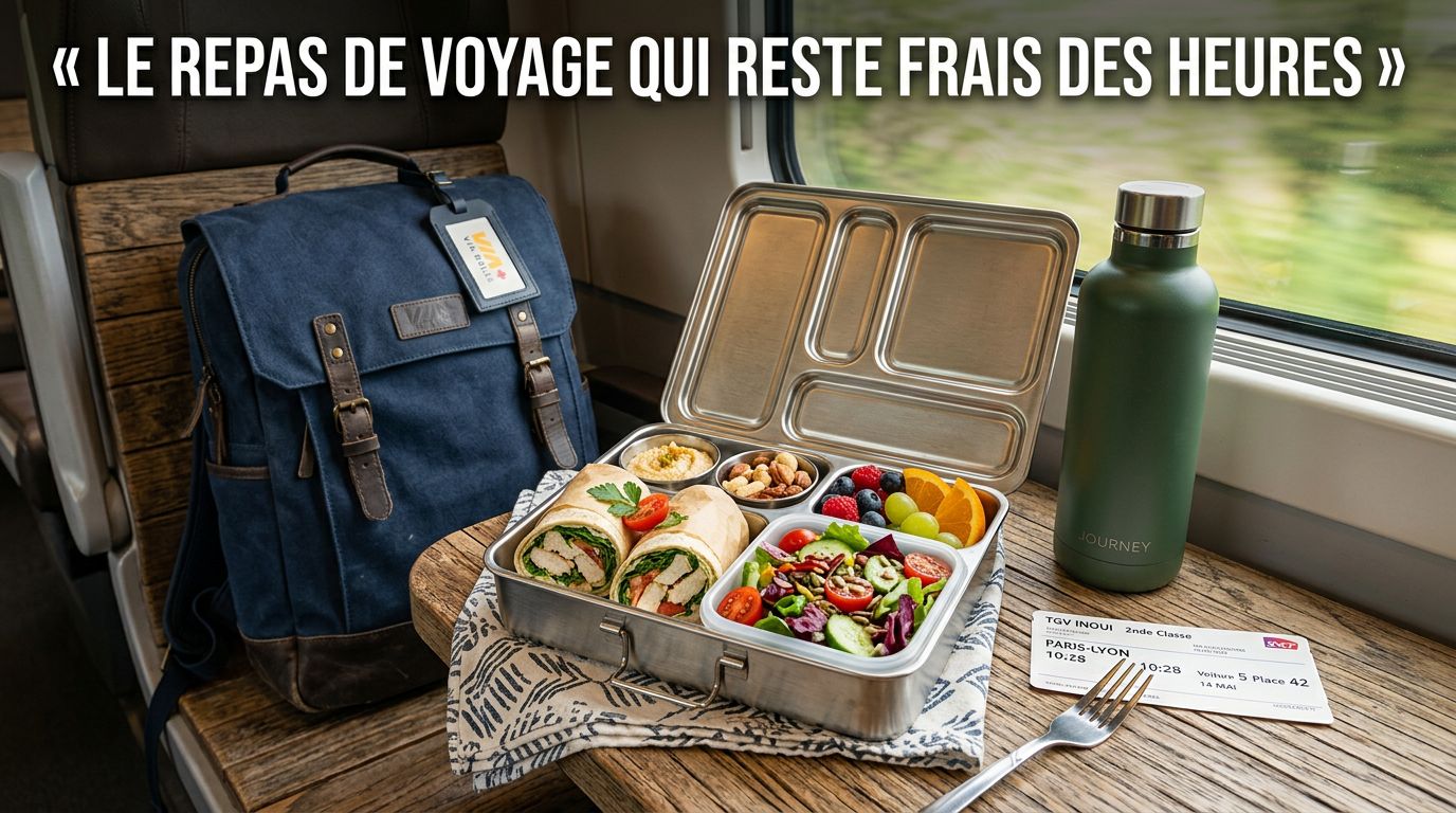 repas à emporter voyage